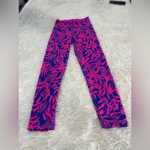 Sugar Pink and Blue Patterned Leggings